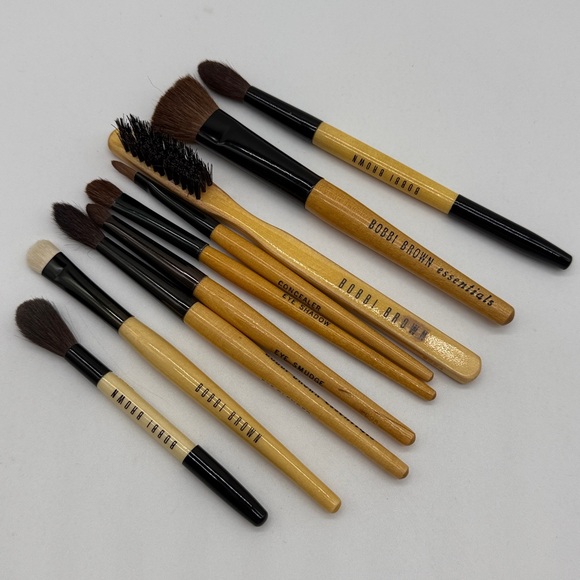 Bobbi Brown Travel Professional Handles Makeup Brushes Lot of 9 - Picture 1 of 3